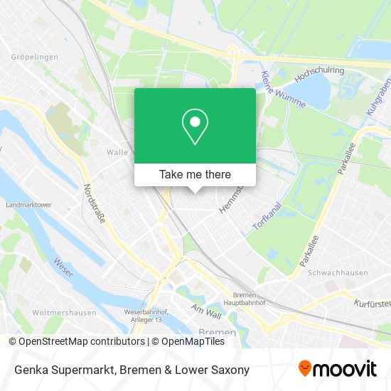 Genka Supermarkt map