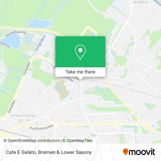Cafe E Gelato map