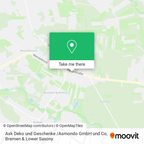 Ask Deko und Geschenke /Asmondo GmbH und Co map