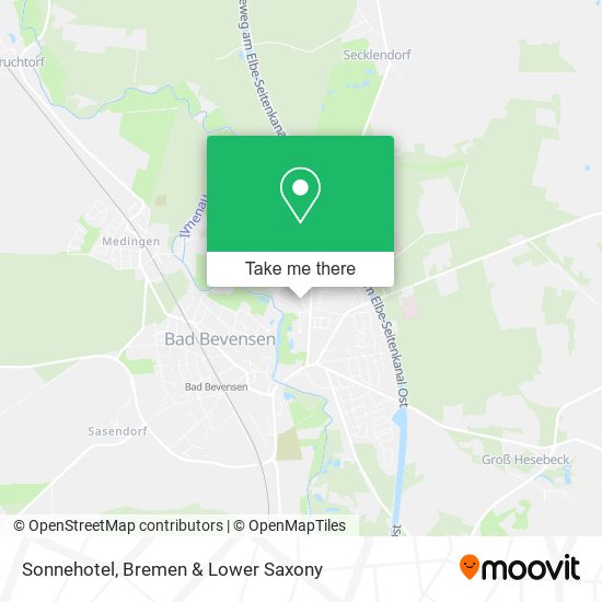 Sonnehotel map