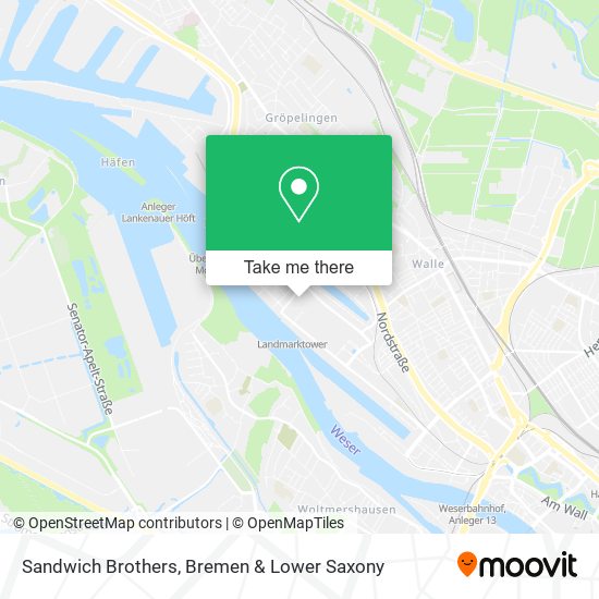 Sandwich Brothers map