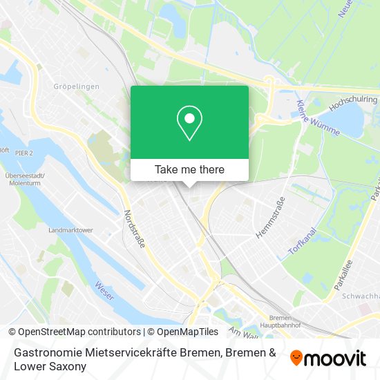 Gastronomie Mietservicekräfte Bremen map
