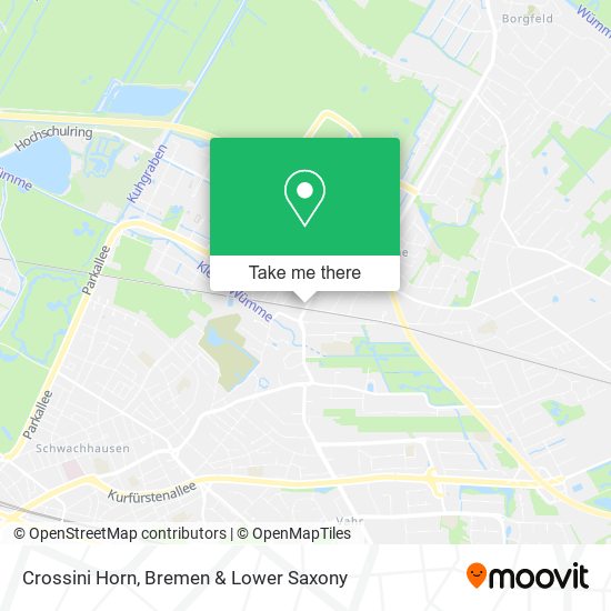 Crossini Horn map