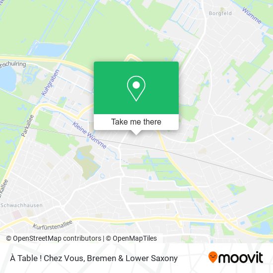 À Table ! Chez Vous map