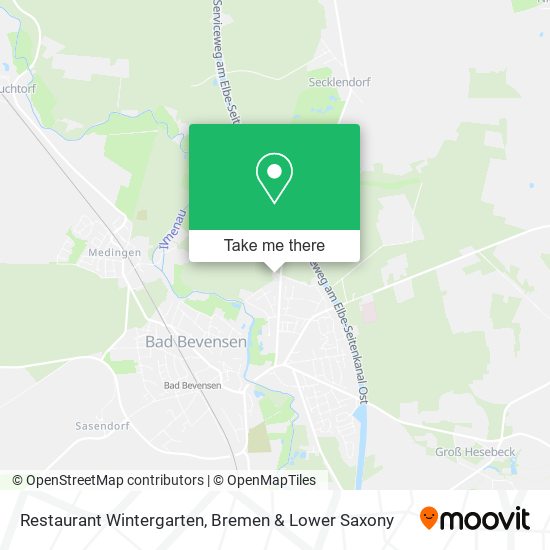 Restaurant Wintergarten map