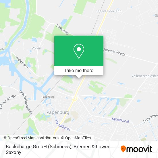 Backcharge GmbH (Schmees) map