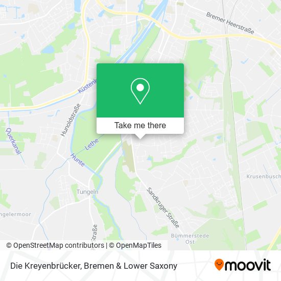 Die Kreyenbrücker map