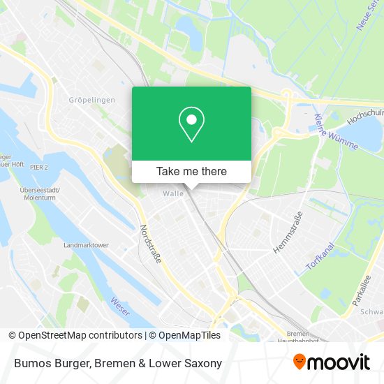 Bumos Burger map