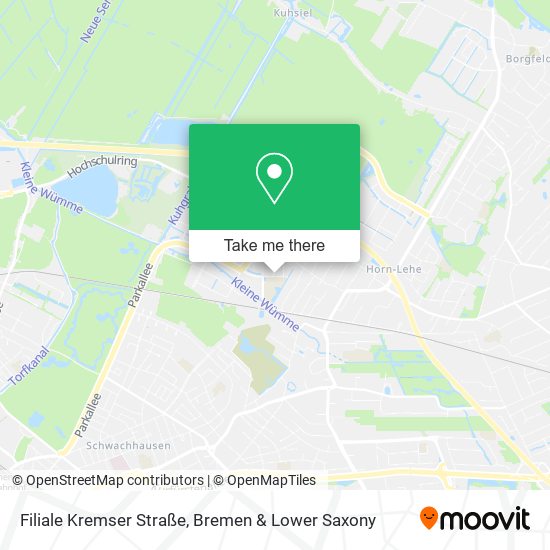 Filiale Kremser Straße map