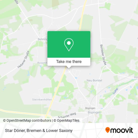 Star Döner map