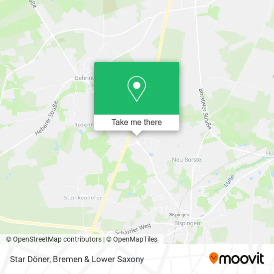 Star Döner map