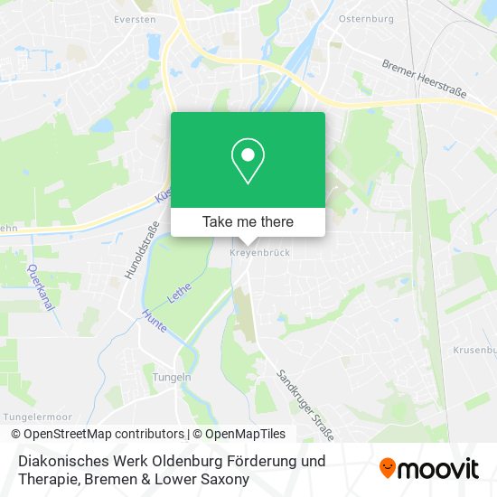 Diakonisches Werk Oldenburg Förderung und Therapie map