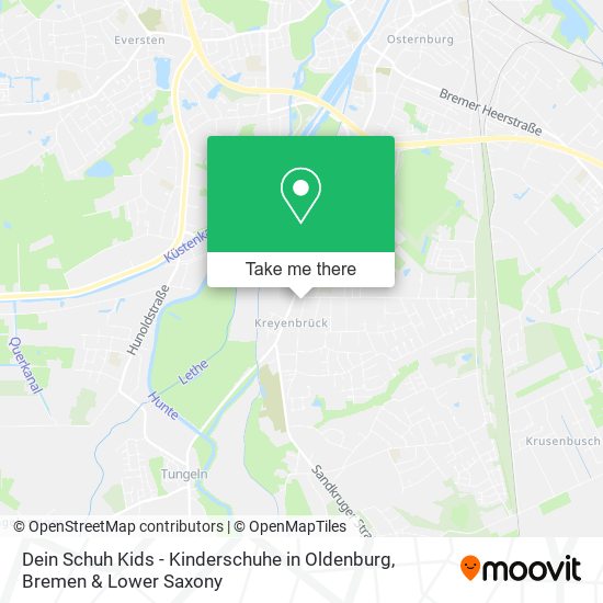 Dein Schuh Kids - Kinderschuhe in Oldenburg map