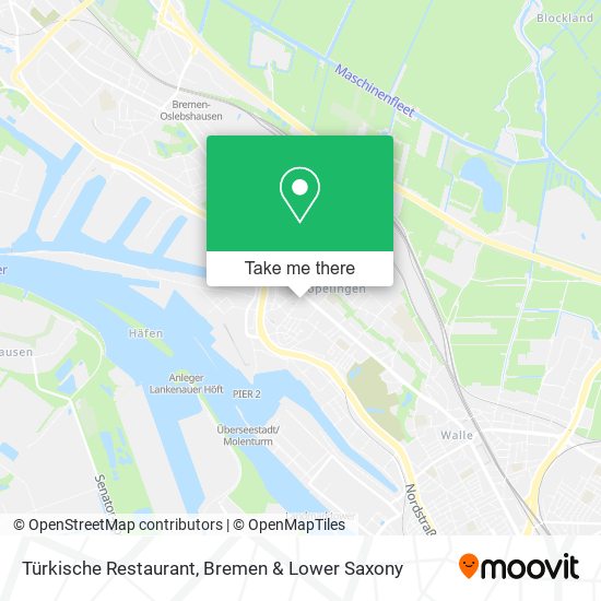 Türkische Restaurant map