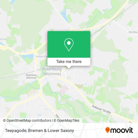 Teepagode map