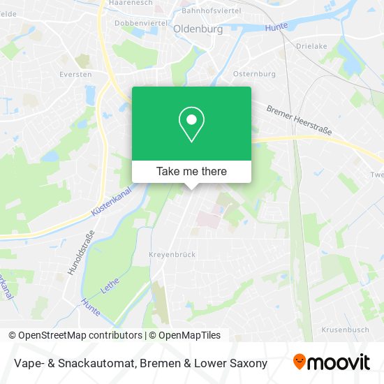 Vape- & Snackautomat map