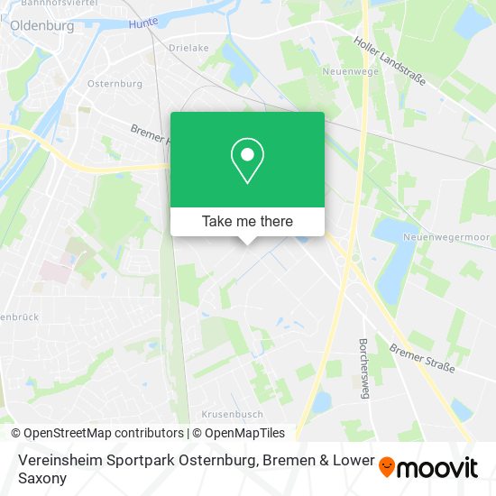 Vereinsheim Sportpark Osternburg map