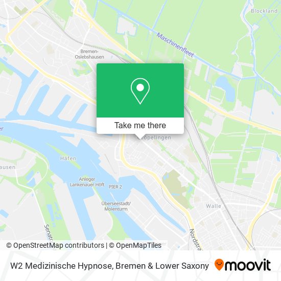 W2 Medizinische Hypnose map