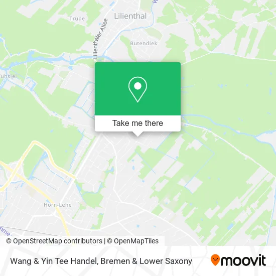 Карта Wang & Yin Tee Handel