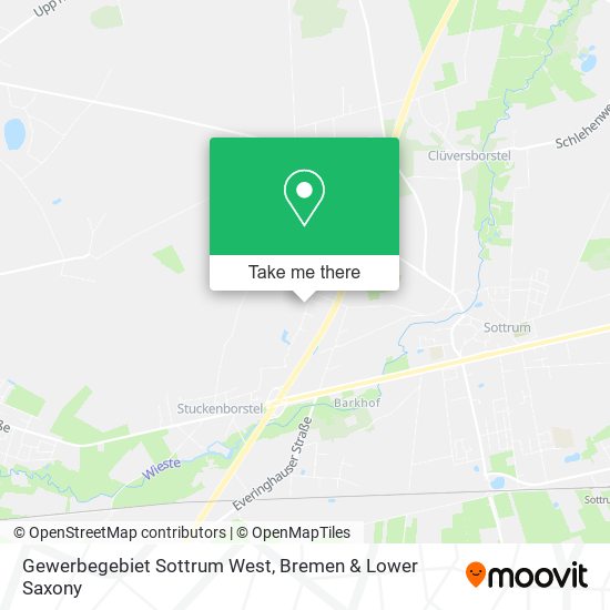 Gewerbegebiet Sottrum West map