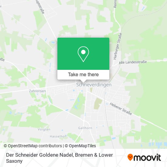 Der Schneider Goldene Nadel map