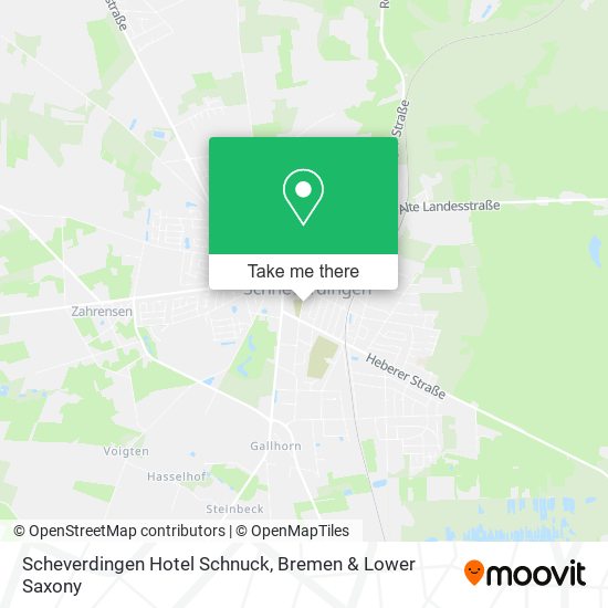 Scheverdingen Hotel Schnuck map