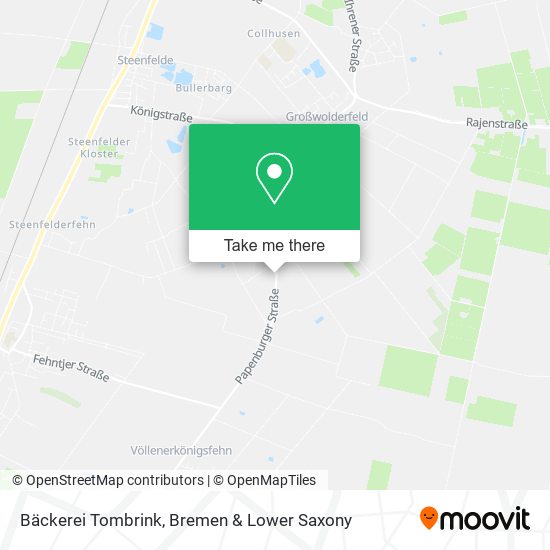 Bäckerei Tombrink map