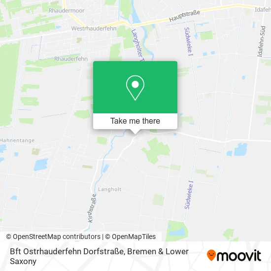 Карта Bft Ostrhauderfehn Dorfstraße