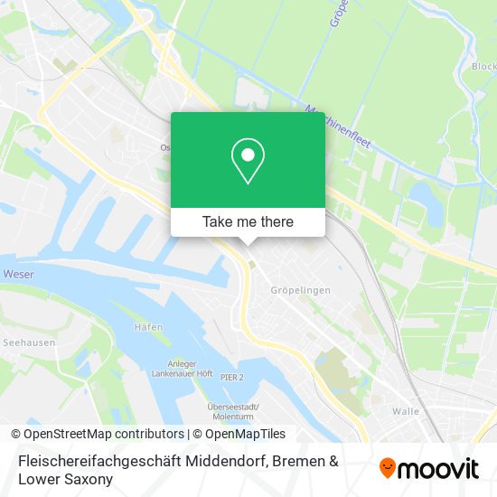 Fleischereifachgeschäft Middendorf map