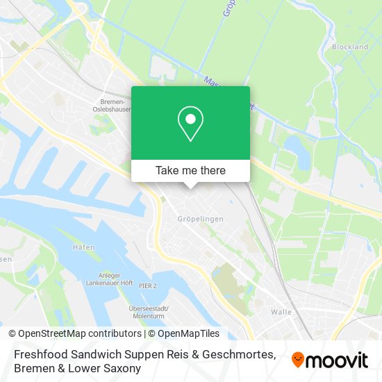 Freshfood Sandwich Suppen Reis & Geschmortes map