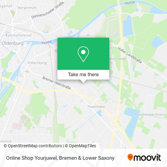 Online Shop Yourjuwel map
