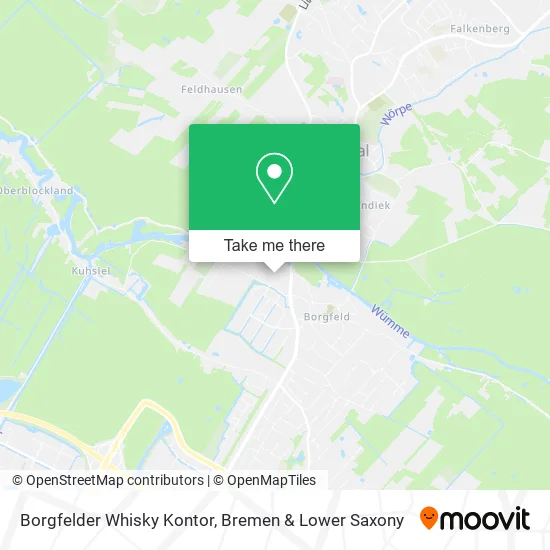 Карта Borgfelder Whisky Kontor
