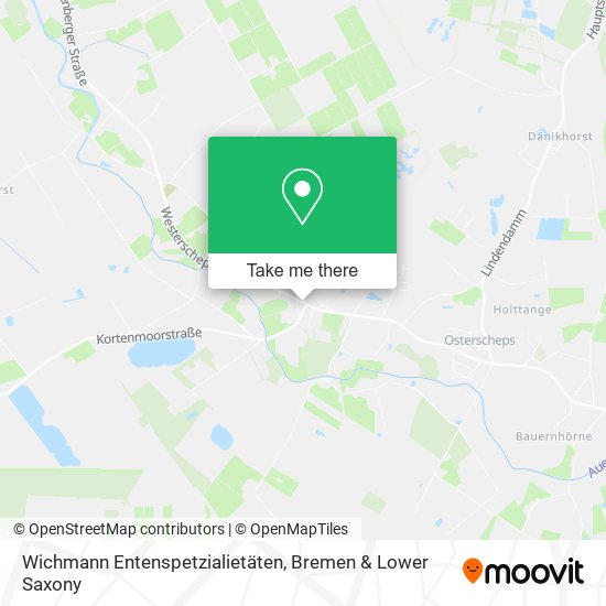 Wichmann Entenspetzialietäten map