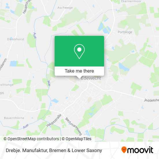 Drebje. Manufaktur map