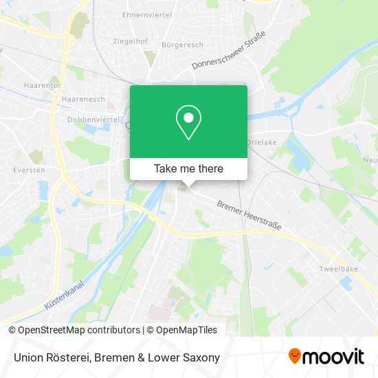 Union Rösterei map