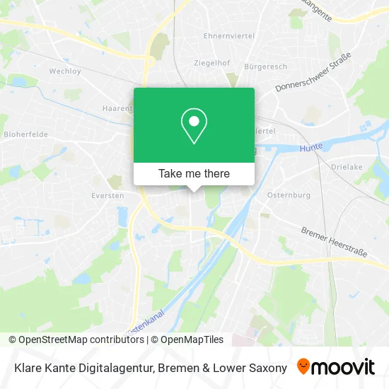 Карта Klare Kante Digitalagentur