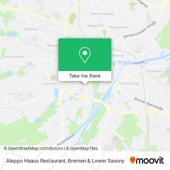 Aleppo Haaus Restaurant map