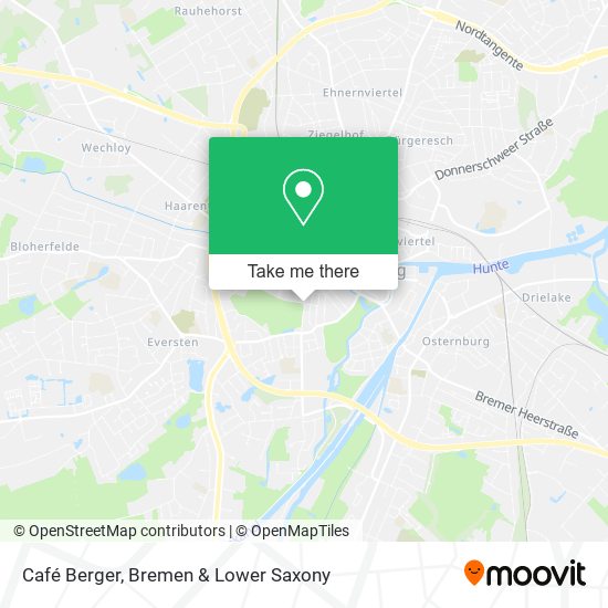 Café Berger map