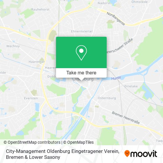 City-Management Oldenburg Eingetragener Verein map