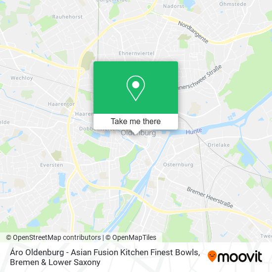Áro Oldenburg - Asian Fusion Kitchen Finest Bowls map