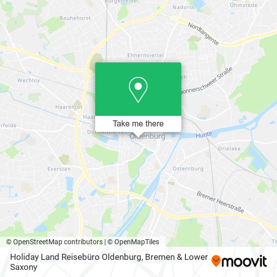 Holiday Land Reisebüro Oldenburg map