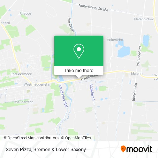 Seven Pizza map