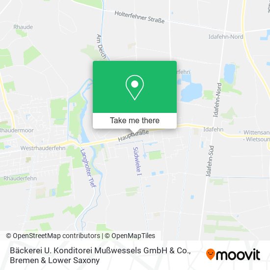 Bäckerei U. Konditorei Mußwessels GmbH & Co. map
