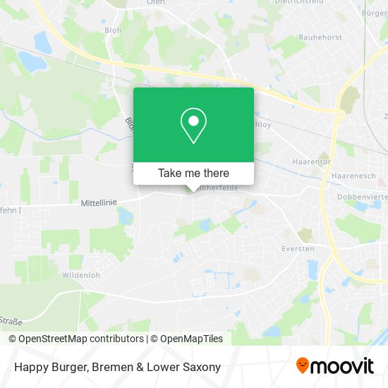 Happy Burger map