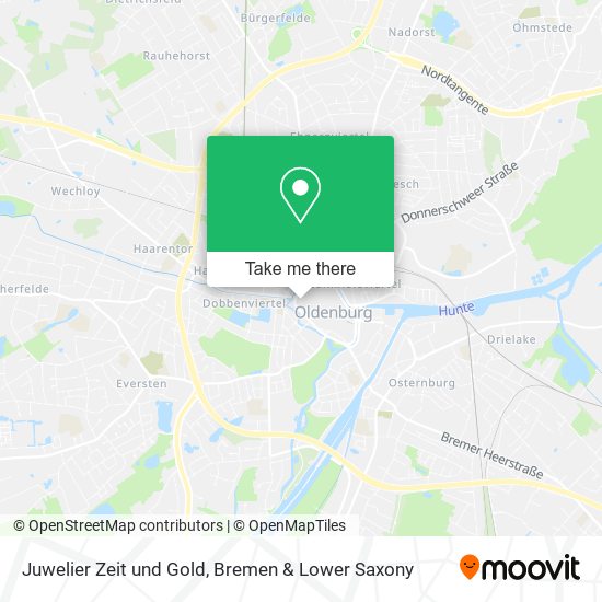 Juwelier Zeit und Gold map