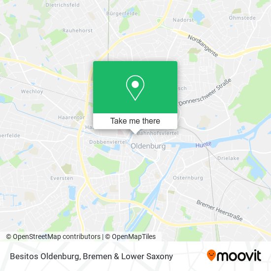 Besitos Oldenburg map