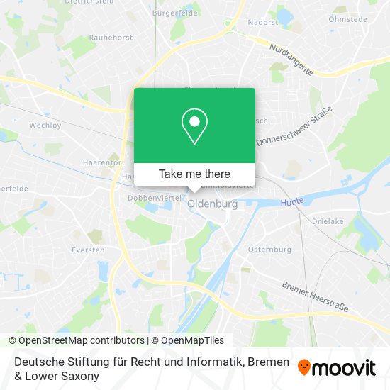 Deutsche Stiftung für Recht und Informatik map