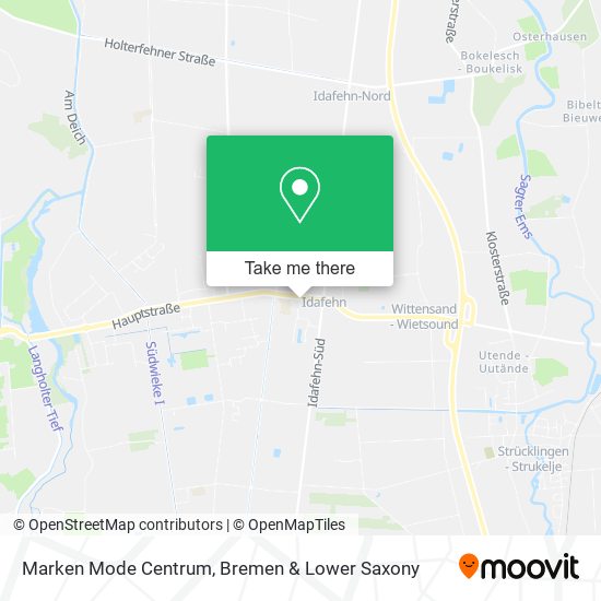 Marken Mode Centrum map