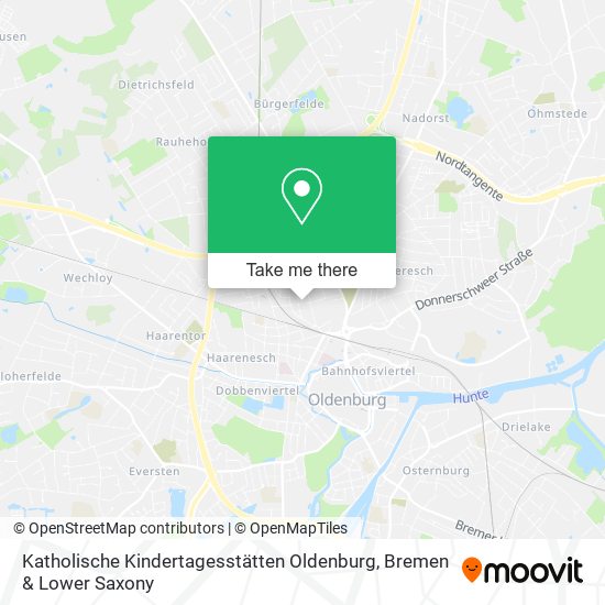 Katholische Kindertagesstätten Oldenburg map