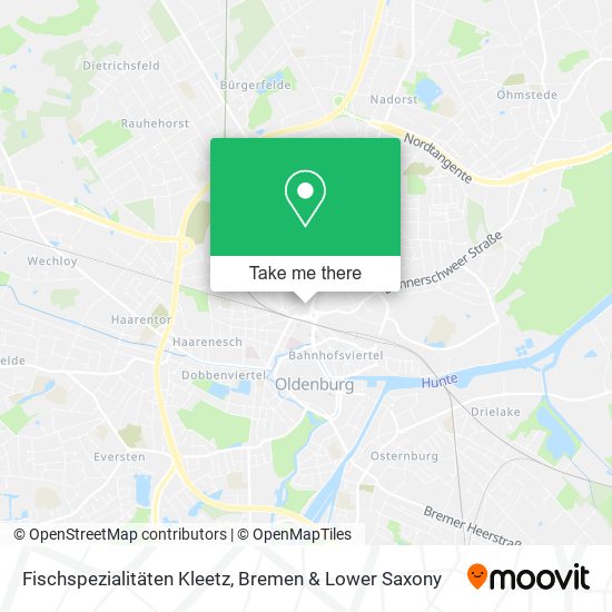 Fischspezialitäten Kleetz map
